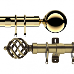 Polished & Antique Brass