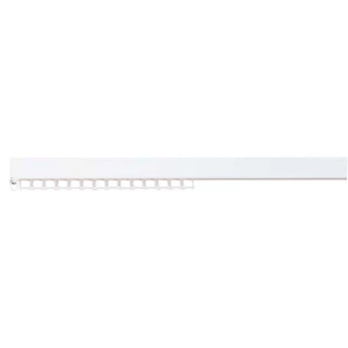 Silent Gliss System 1280 White Aluminium Curtain Track