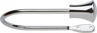 Rolls Neo Trumpet Chrome Holdbacks 140mm (Pair)