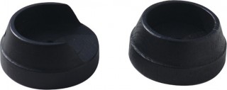 Rolls Woodline 50mm Black Recess Brackets (Pair)