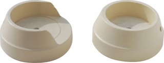 Rolls Woodline 50mm Cream Recess Brackets (Pair)