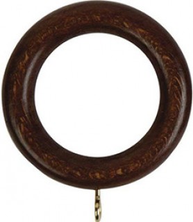 Rolls Woodline 50mm Dark Oak Rings (Pack of 4)