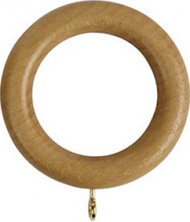 Rolls Woodline 50mm Light Oak Rings (Pack of 4)