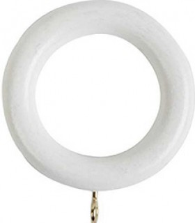 Rolls Woodline 50mm White Rings (Pack of 4)