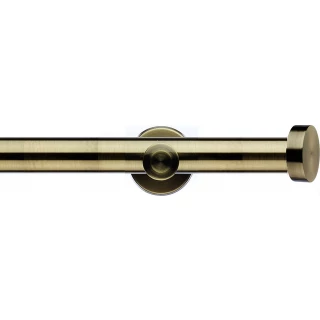 Integra Inspired Allure 35mm Burnished Brass Metal Eyelet Curtain Pole