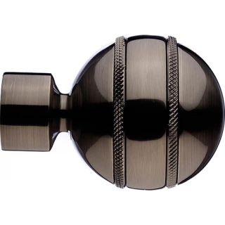 Integra Inspired Allure 35mm Brushed Silver Selina Finial