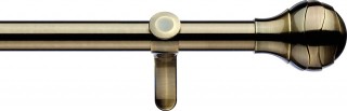 Integra Inspired Evora 45mm Burnished Brass Metal Eyelet Curtain Pole