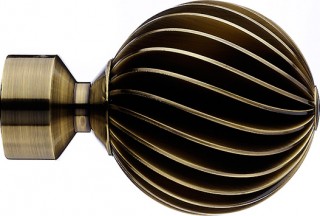 Integra Inspired Evora 45mm Burnished Brass Zara Finial
