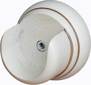 Museum Handcrafted 45mm Antique White Recess Bracket
