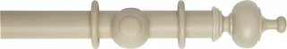 Museum Handcrafted 45mm Flagstone Effect Wood Curtain Pole