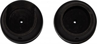 Rolls Woodline 35mm Black Recess Brackets (Pair)