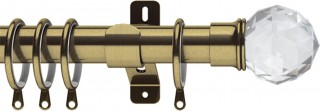 Integra Elements Capella 28mm Antique Brass Metal Curtain Pole
