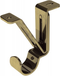 Integra Elements 28mm Antique Brass Top Fix Bracket