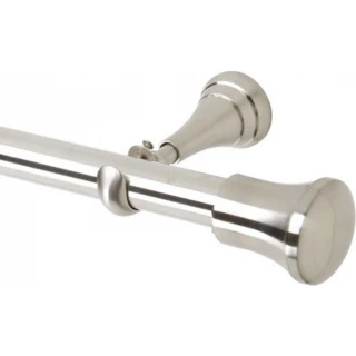 Rolls Neo 28mm Trumpet Stainless Steel Cup Bracket Metal Eyelet Curtain Pole