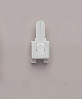 Swish Sologlyde White PVC Lever Lock End Stop (Pack of 2)