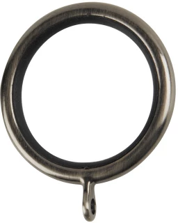 Museum Galleria 35mm Brushed Silver Lined Rings (Pack of 6)