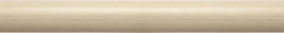 Rolls Modern Country 55mm Brushed Cream Wooden Curtain Pole Only