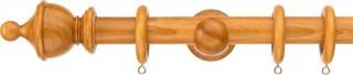 Swish Naturals Urn 35mm Antique Pine Wood Curtain Pole
