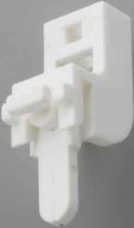 Swish Sologlyde White PVC Lever Lock Bracket (Pack of 100)