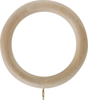 Rolls Unfinished 50mm Wood Rings (Pack of 4)