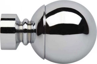 Rolls Neo 28mm Chrome Ball Finials (Pair)