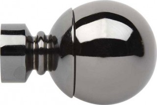 Rolls Neo 28mm Black Nickel Ball Finials (Pair)