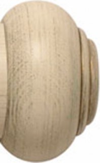 Rolls Modern Country 45mm Brushed Cream Button Finial