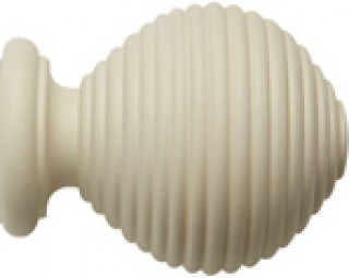 Rolls Modern Country 45mm Pearl Ribbed Ball Finial