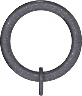 Hallis Hudson Arc 25mm Gunmetal Rings (Pack of 4)