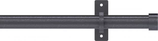 Hallis Hudson Arc 25mm Gunmetal Stud Metal Eyelet Curtain Pole