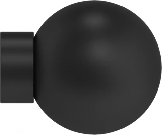 Hallis Hudson Arc 25mm Soft Black Ball Finial