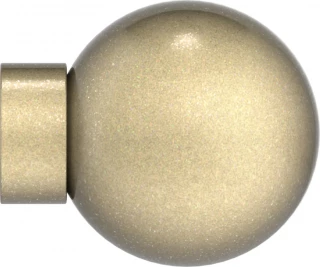 Hallis Hudson Arc 25mm Soft Brass Ball Finial