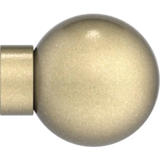 Hallis Hudson Arc 25mm Soft Brass Ball Finial