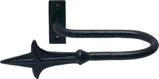 Artisan Wrought Iron Regular Spear Holdbacks (Pair)