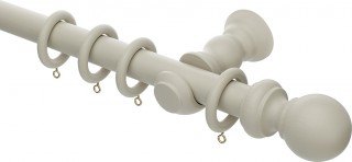 Rolls Honister 28mm Stone Wood Curtain Pole
