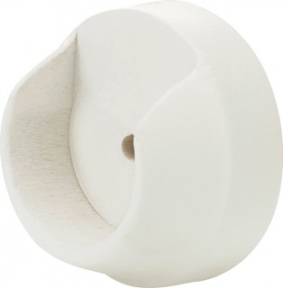 Rolls Honister 35mm Linen White Recess Brackets (Pair)