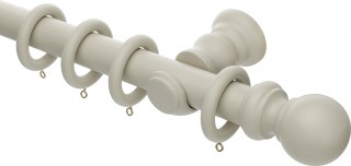 Rolls Honister 35mm Stone Wood Curtain Pole
