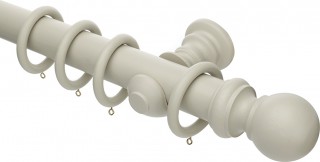 Rolls Honister 50mm Stone Wood Curtain Pole