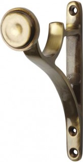 Rolls Modern Country 55mm Antique Brass Metal End Bracket