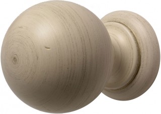 Rolls Modern Country 55mm Brushed Cream Ball Finial