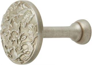 Rolls Modern Country 45-55mm Satin Silver Floral Holdback
