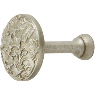 Rolls Modern Country 45-55mm Satin Silver Floral Holdback
