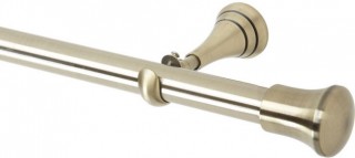 Rolls Neo 28mm Trumpet Spun Brass Cup Bracket Metal Eyelet Curtain Pole