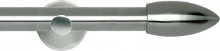 Rolls Neo 28mm Bullet Stainless Steel Cylinder Bracket Metal Eyelet Curtain Pole
