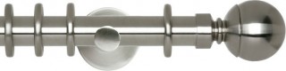 Rolls Neo 28mm Ball Stainless Steel Cylinder Bracket Metal Curtain Pole