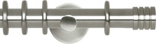 Rolls Neo 28mm Stud Stainless Steel Cylinder Bracket Metal Curtain Pole