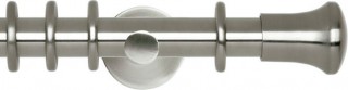 Rolls Neo 28mm Trumpet Stainless Steel Cylinder Bracket Metal Curtain Pole