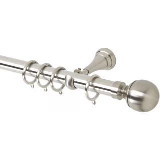 Rolls Neo 28mm Ball Stainless Steel Cup Bracket Metal Curtain Pole