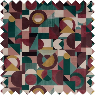 Geometrica Velvet Fabric DPAV/GEOMEBIL by iLiv