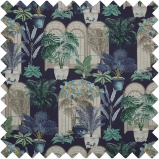 Victorian Glasshouse Fabric CRBL/VICTGMOO by iLiv